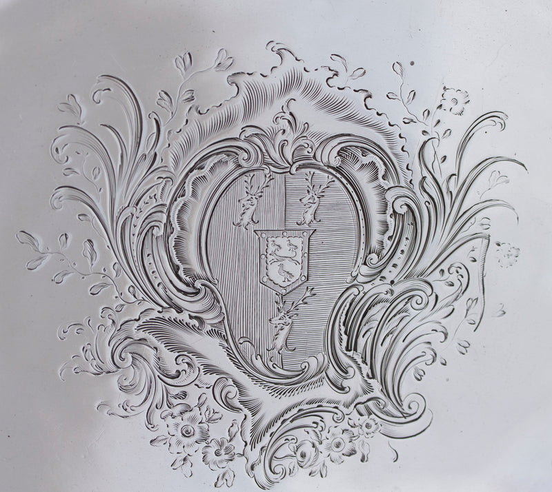 A Beautiful George II Silver Basket London 1747, by Edward Aldridge