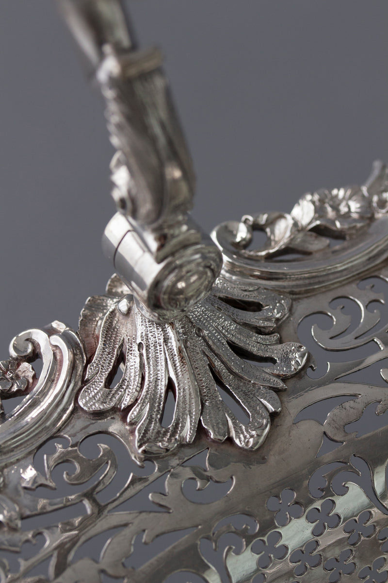 A Beautiful George II Silver Basket London 1747, by Edward Aldridge