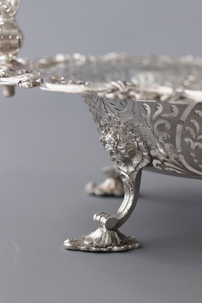 A Beautiful George II Silver Basket London 1747, by Edward Aldridge