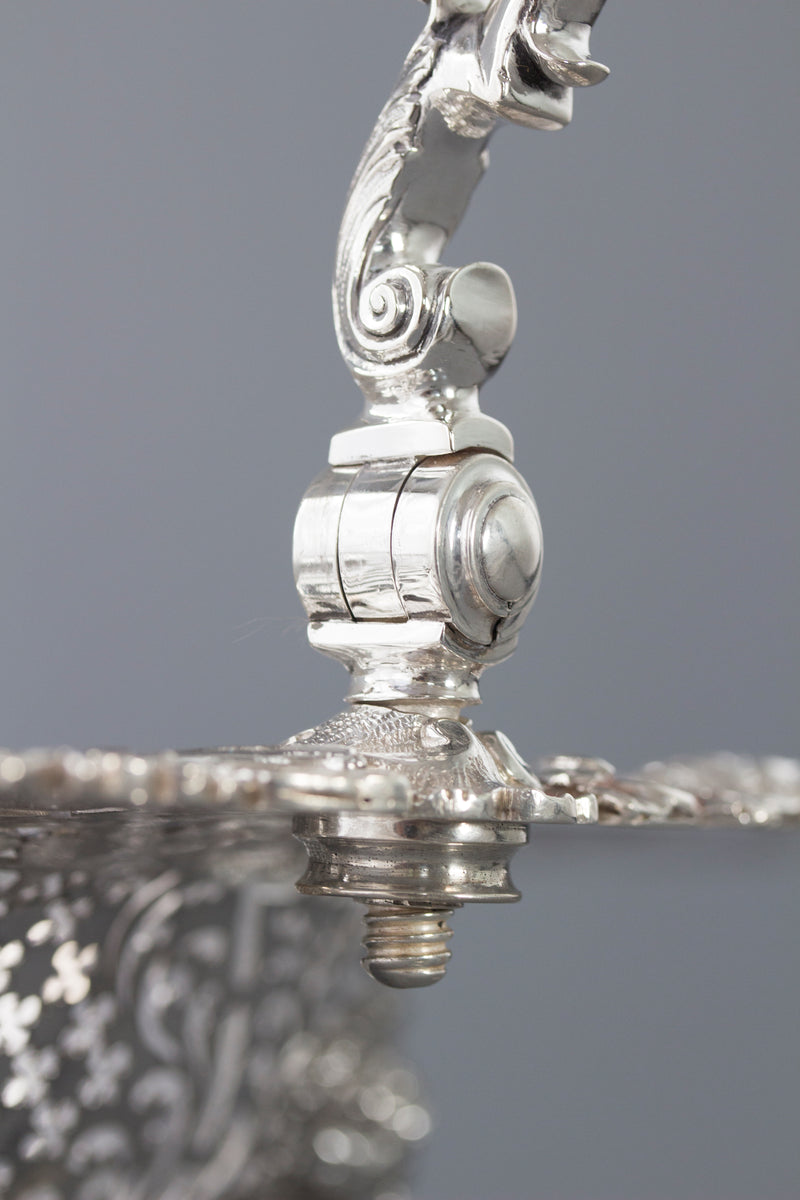 A Beautiful George II Silver Basket London 1747, by Edward Aldridge