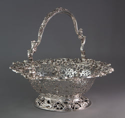 Royal Interest - A George II Silver Harvest Basket London 1759, by William Tuite
