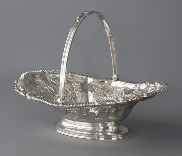 A Fine George IV Silver Fruit Basket Sheffield 1820