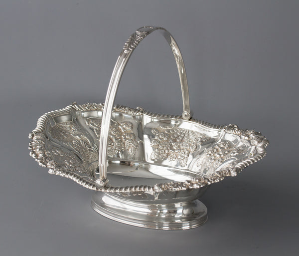 A Fine George IV Silver Fruit Basket Sheffield 1820