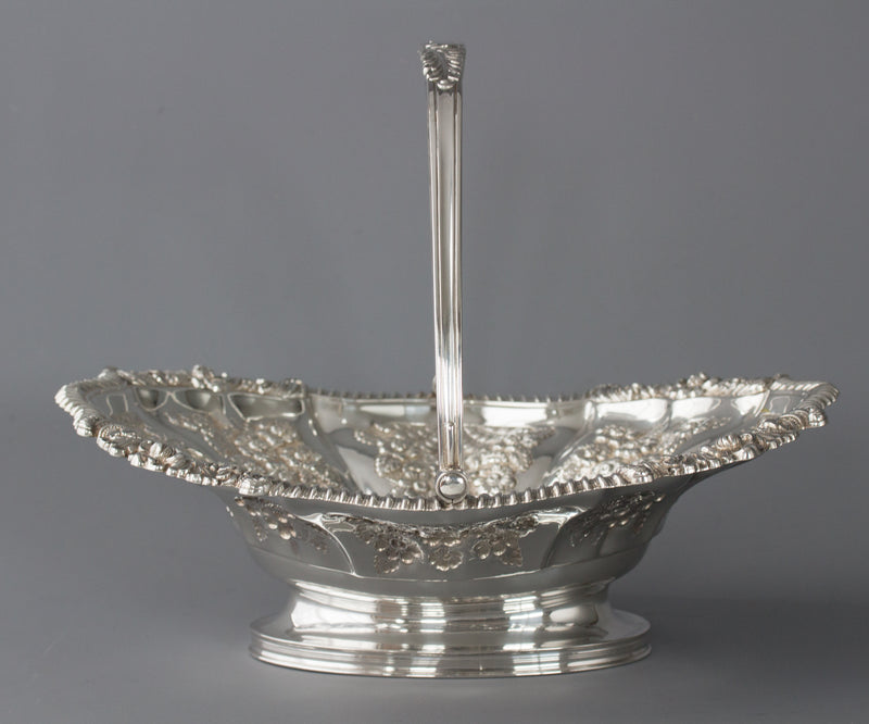 A Fine George IV Silver Fruit Basket Sheffield 1820