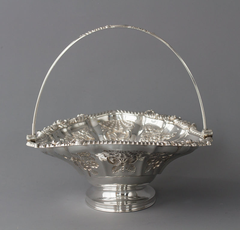 A Fine George IV Silver Fruit Basket Sheffield 1820