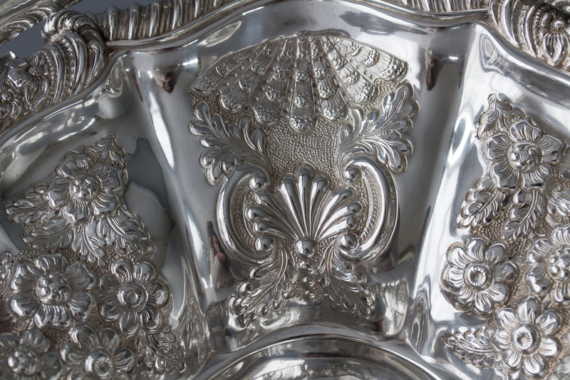 A Fine George IV Silver Fruit Basket Sheffield 1820