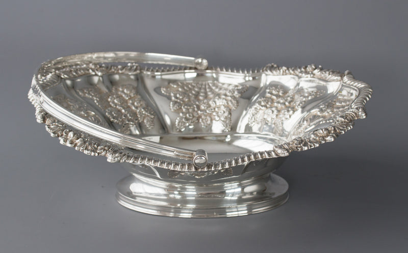 A Fine George IV Silver Fruit Basket Sheffield 1820