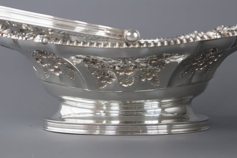 A Fine George IV Silver Fruit Basket Sheffield 1820