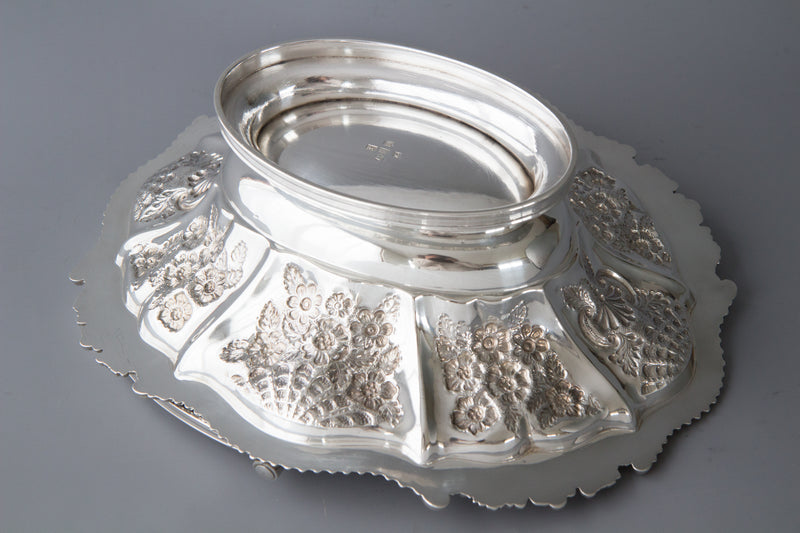 A Fine George IV Silver Fruit Basket Sheffield 1820
