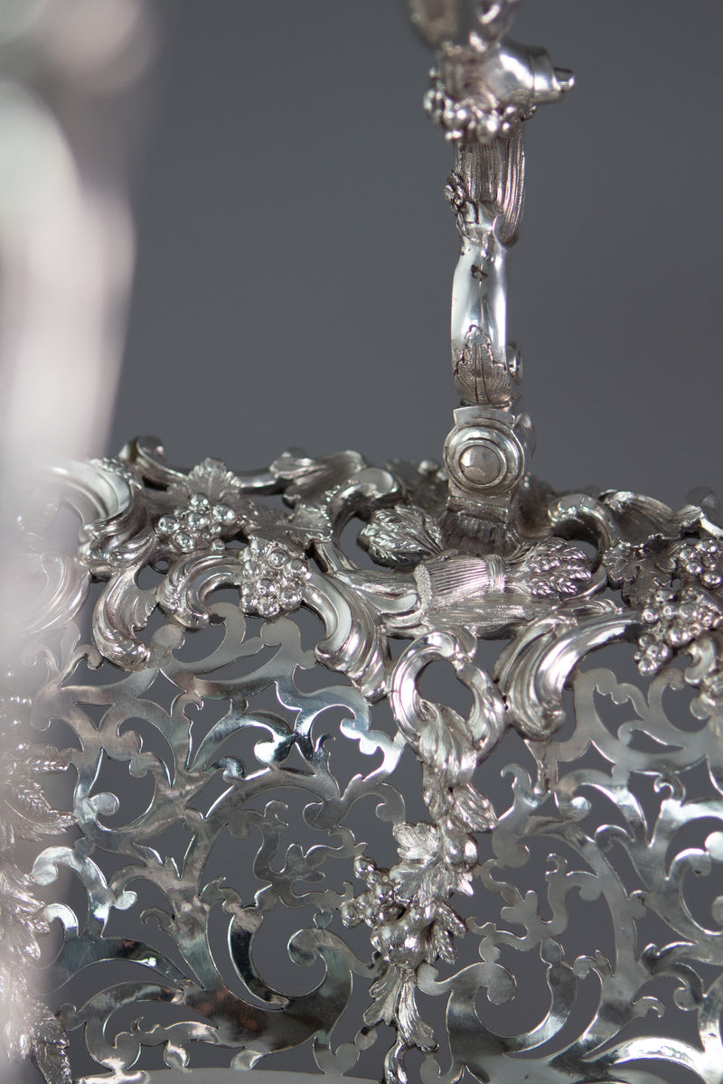 Royal Interest - A George II Silver Harvest Basket London 1759, by William Tuite