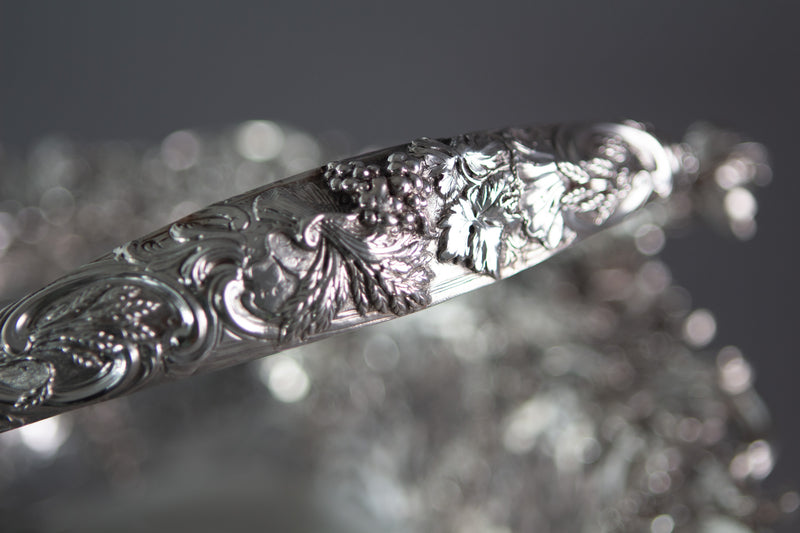 Royal Interest - A George II Silver Harvest Basket London 1759, by William Tuite