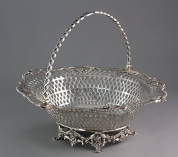 A Superb Georgian Irish Silver Basket Dublin 1760