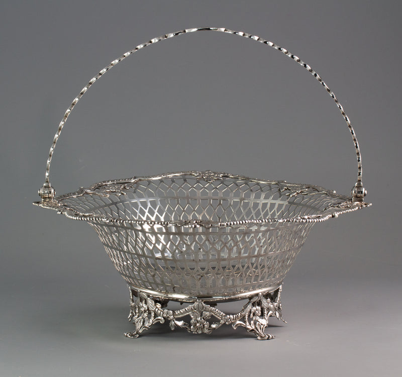 A Superb Georgian Irish Silver Basket Dublin 1760