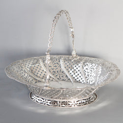 A Very Fine George III Silver Basket by William Plummer, London 1761