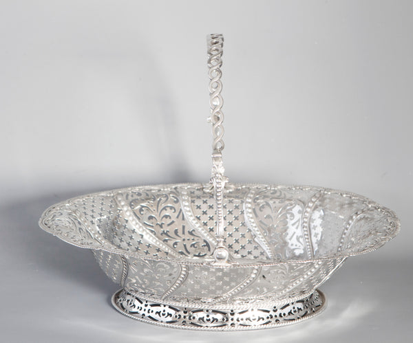 A Very Fine George III Silver Basket by William Plummer, London 1761