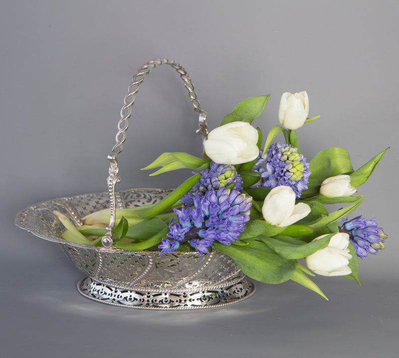 A Very Fine George III Silver Basket by William Plummer, London 1761