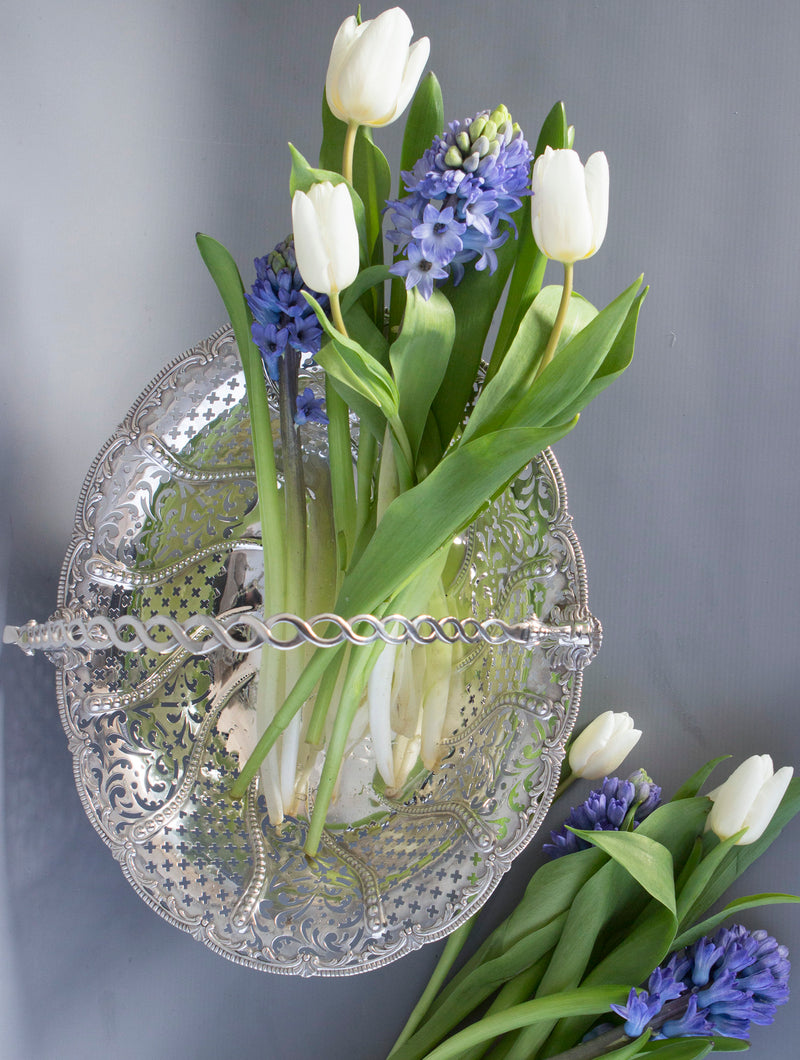 A Very Fine George III Silver Basket by William Plummer, London 1761