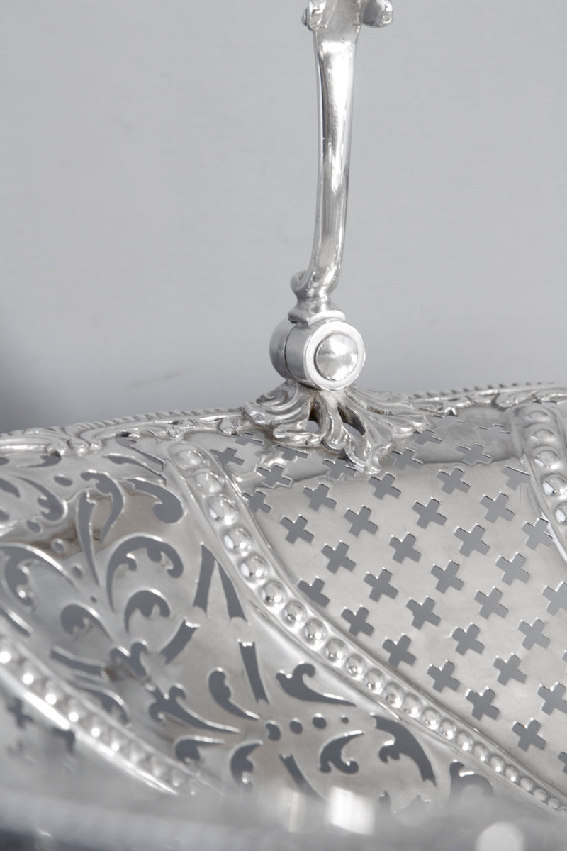 A Very Fine George III Silver Basket by William Plummer, London 1761