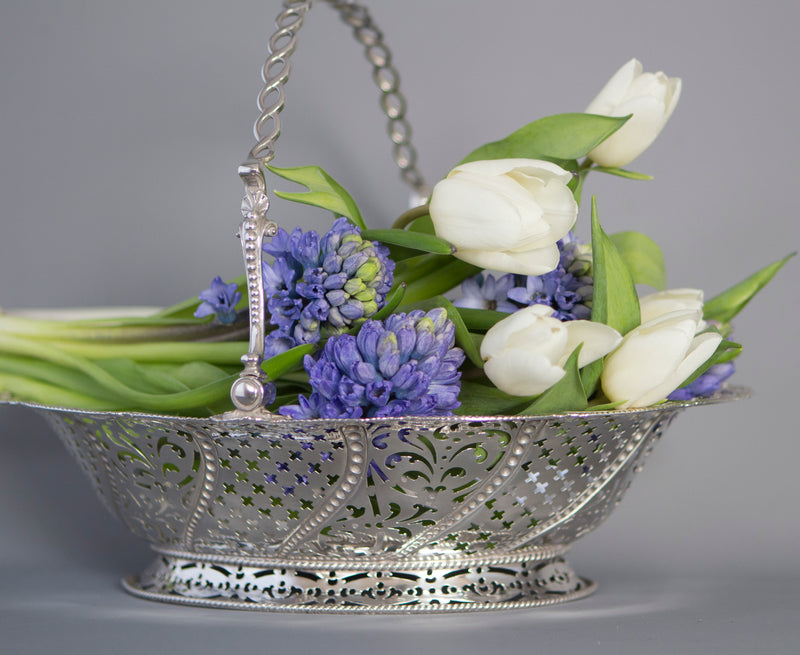 A Very Fine George III Silver Basket by William Plummer, London 1761