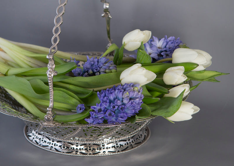 A Very Fine George III Silver Basket by William Plummer, London 1761