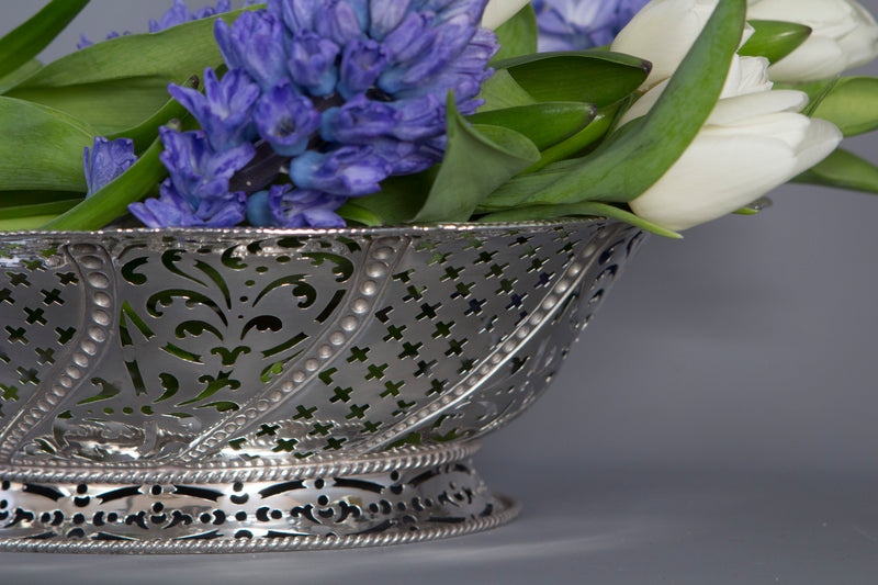 A Very Fine George III Silver Basket by William Plummer, London 1761