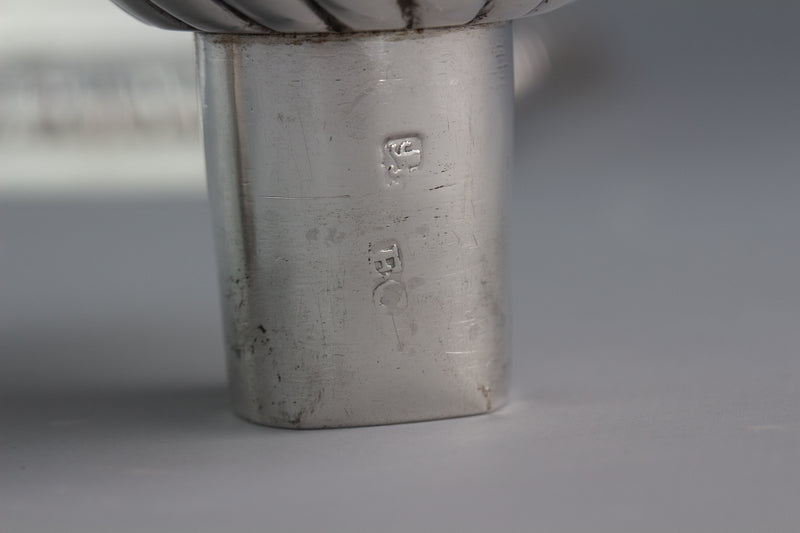 A Superb Pair of Georgian Silver Candlesticks London 1766/7 by Ebenezer Coker