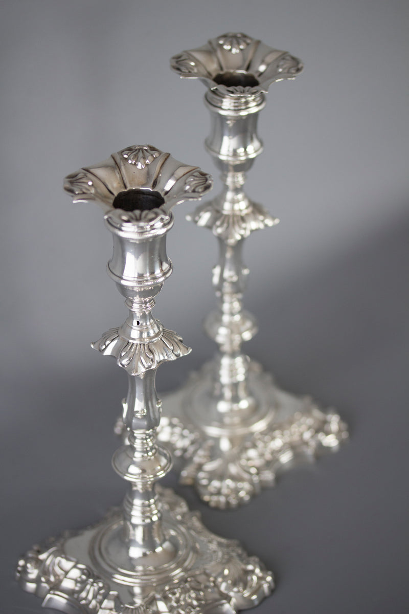 Antique hotsell silver candlesticks