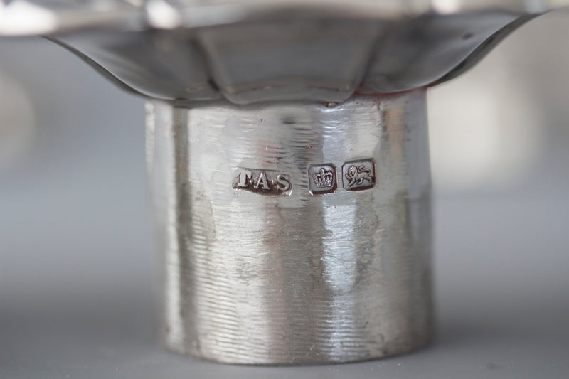 A Good Pair of Silver Candlesticks in Mid18C Style by Thomas A. Scott