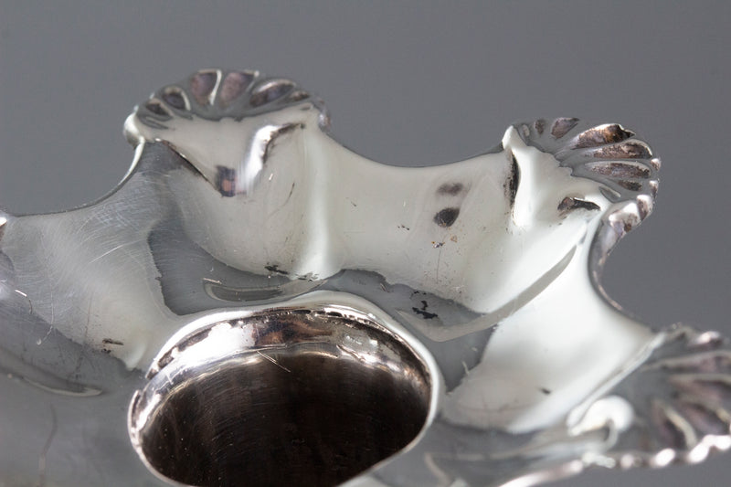 A Very Fine Set of Cast Silver Candlesticks by John Cafe London 1750