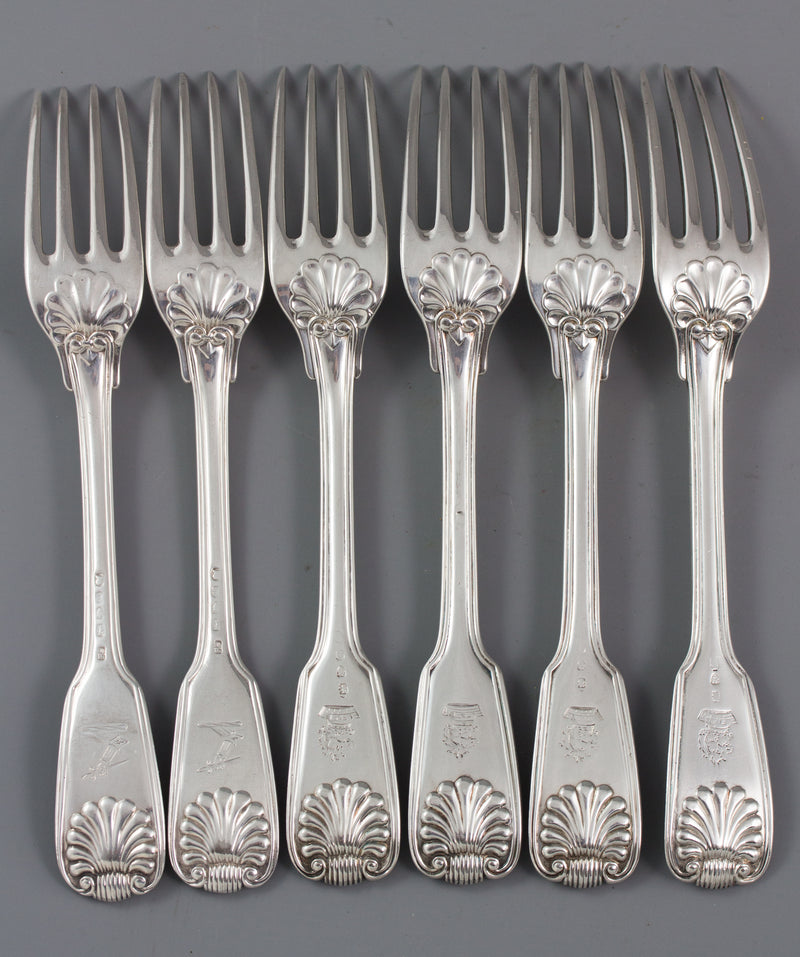 A Very Fine 6 Place Silver Canteen by Paul Storr