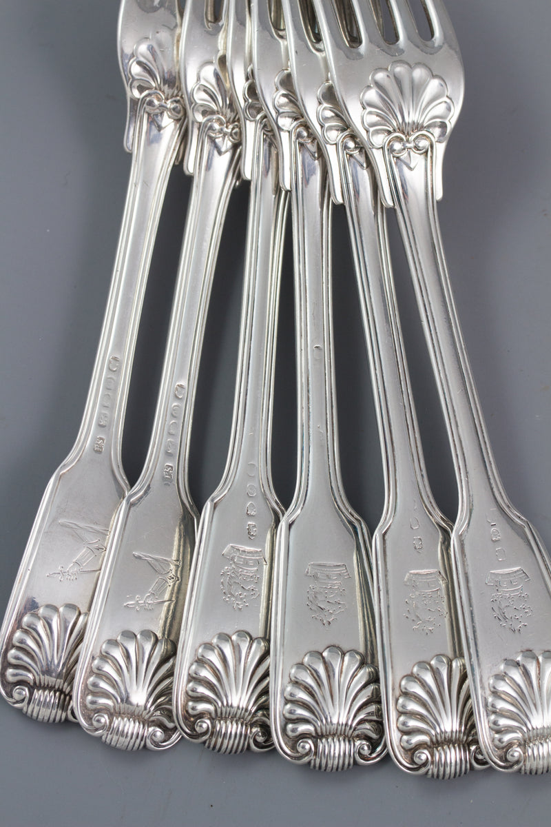 A Very Fine 6 Place Silver Canteen by Paul Storr