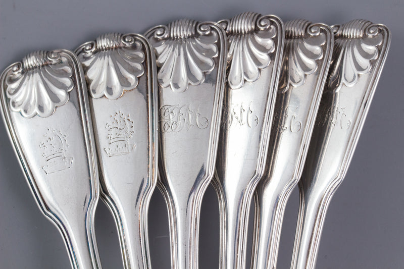 A Very Fine 6 Place Silver Canteen by Paul Storr