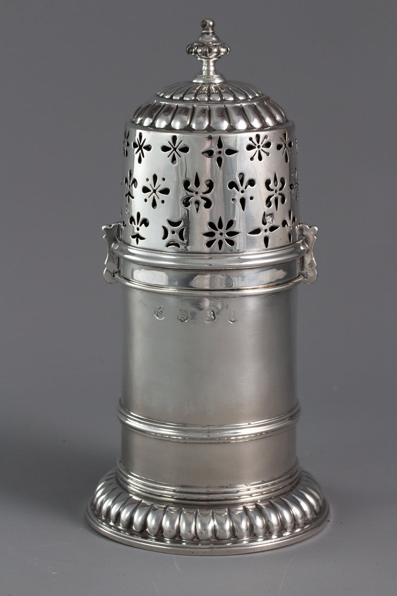 A 17th Century Silver Lighthouse Sugar Caster, London by SH