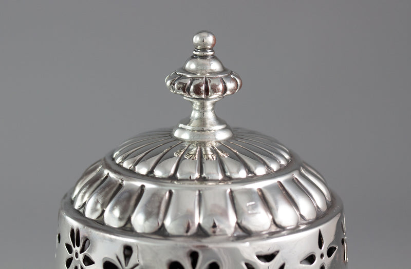 A 17th Century Silver Lighthouse Sugar Caster, London by SH