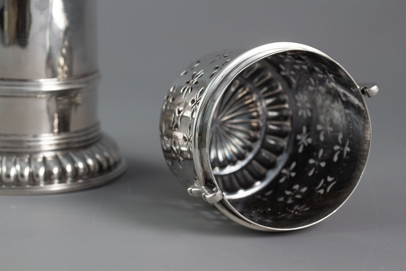 A 17th Century Silver Lighthouse Sugar Caster, London by SH