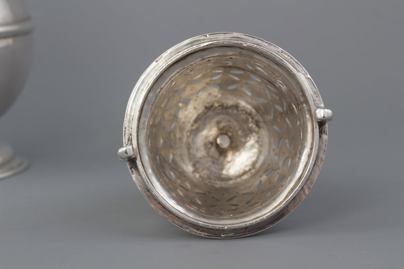 A Very Fine and Large Britannia Silver Queen Anne Sugar Caster, London 1707 by Thomas Farren