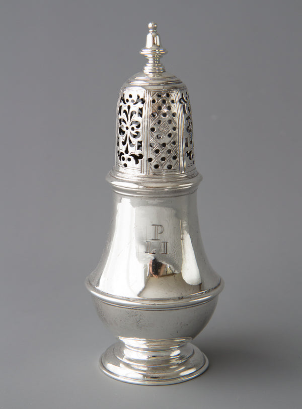 A Rare Irish Silver Sugar Caster, Dublin 1715