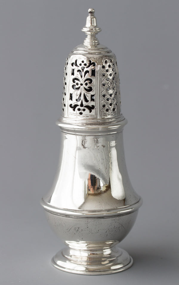 A Rare Irish Silver Sugar Caster, Dublin 1715