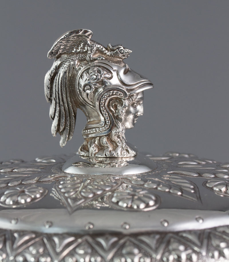 A Very Fine Pair of Silver Tureens or Serving Dishes London 1868 by Robert Harper