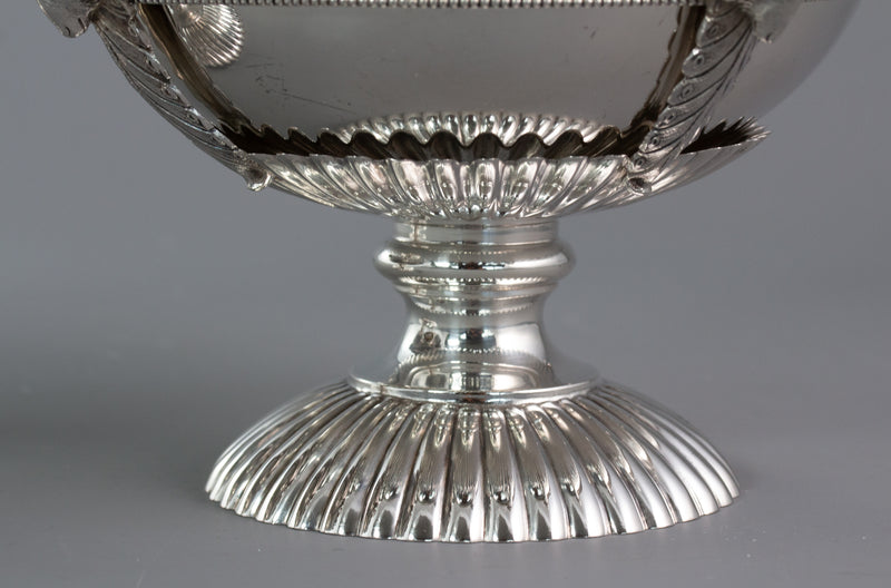 A Very Fine Pair of Silver Tureens or Serving Dishes London 1868 by Robert Harper