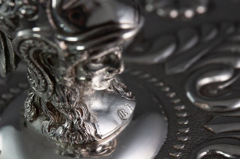 A Very Fine Pair of Silver Tureens or Serving Dishes London 1868 by Robert Harper
