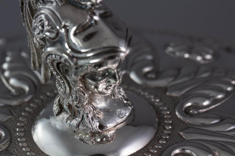 A Very Fine Pair of Silver Tureens or Serving Dishes London 1868 by Robert Harper