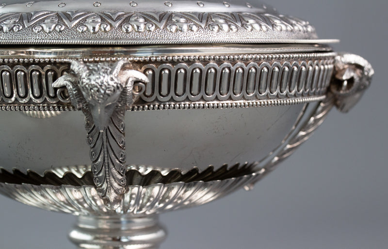 A Very Fine Pair of Silver Tureens or Serving Dishes London 1868 by Robert Harper
