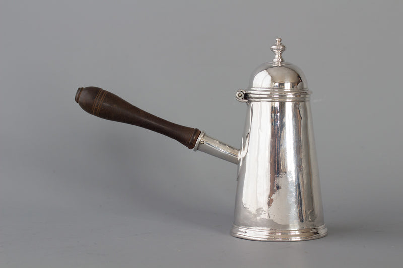A George I Britannia Standard Silver Hot Milk Chocolate Pot, Sleath 1720