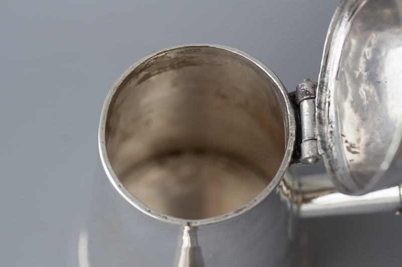 A George I Britannia Standard Silver Hot Milk Chocolate Pot, Sleath 1720