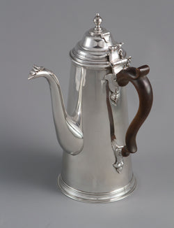 A William III Britannia Silver Chocolate Pot London 1698