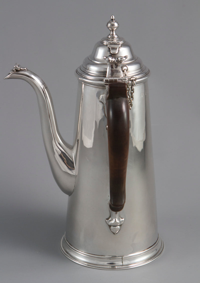 A William III Britannia Silver Chocolate Pot London 1698
