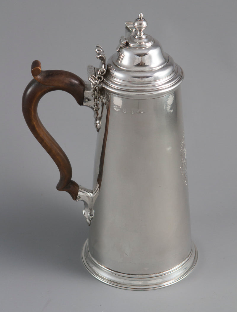 A William III Britannia Silver Chocolate Pot London 1698