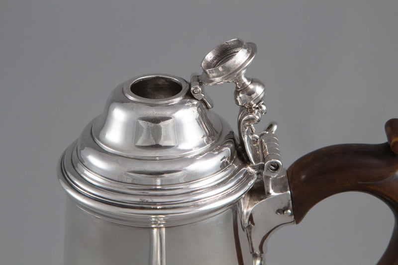 A William III Britannia Silver Chocolate Pot London 1698