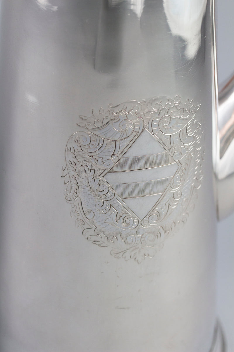 A William III Britannia Silver Chocolate Pot London 1698